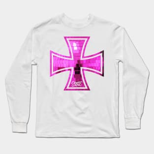 Iron Cross - Tie Dye - Three Long Sleeve T-Shirt